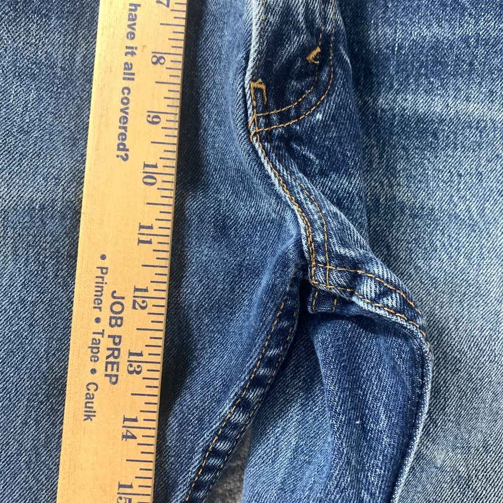 Levis Jeans Mens 36x28 Blue Pants‎ Faded 505 Straight Workwear Denim Tag 36x30 - Picture 14 of 15